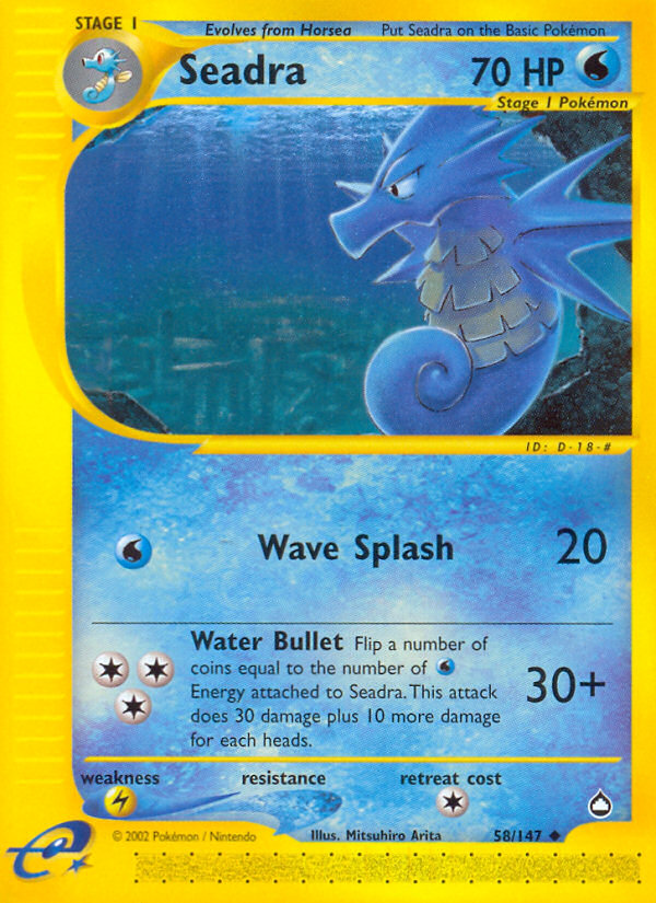 Seadra (58/147) [Aquapolis] Pokémon