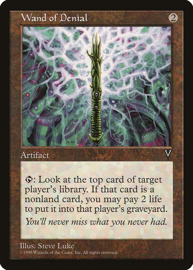 Wand of Denial [Visions] Magic: The Gathering