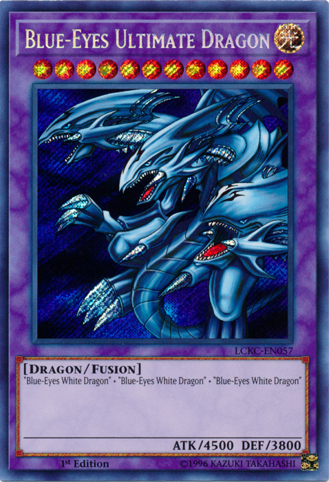 Blue-Eyes Ultimate Dragon [LCKC-EN057] Secret Rare Yu-Gi-Oh!