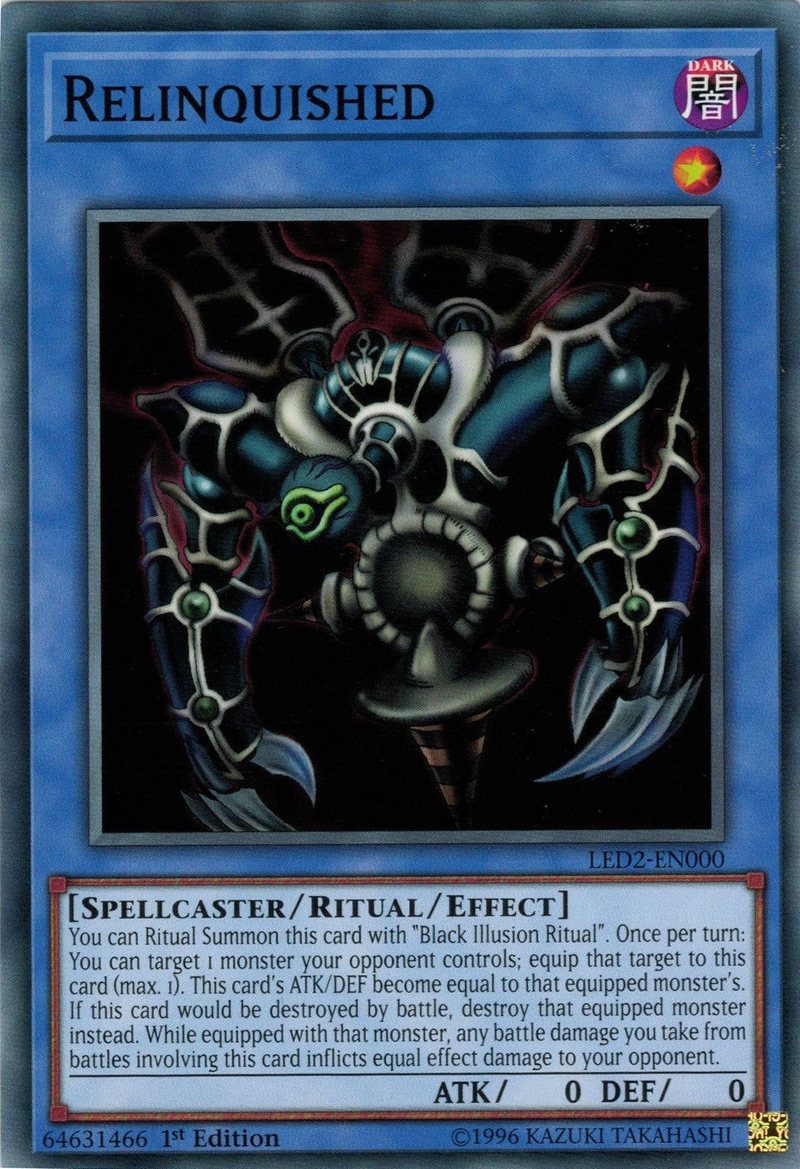 Relinquished [LED2-EN000] Common Yu-Gi-Oh!