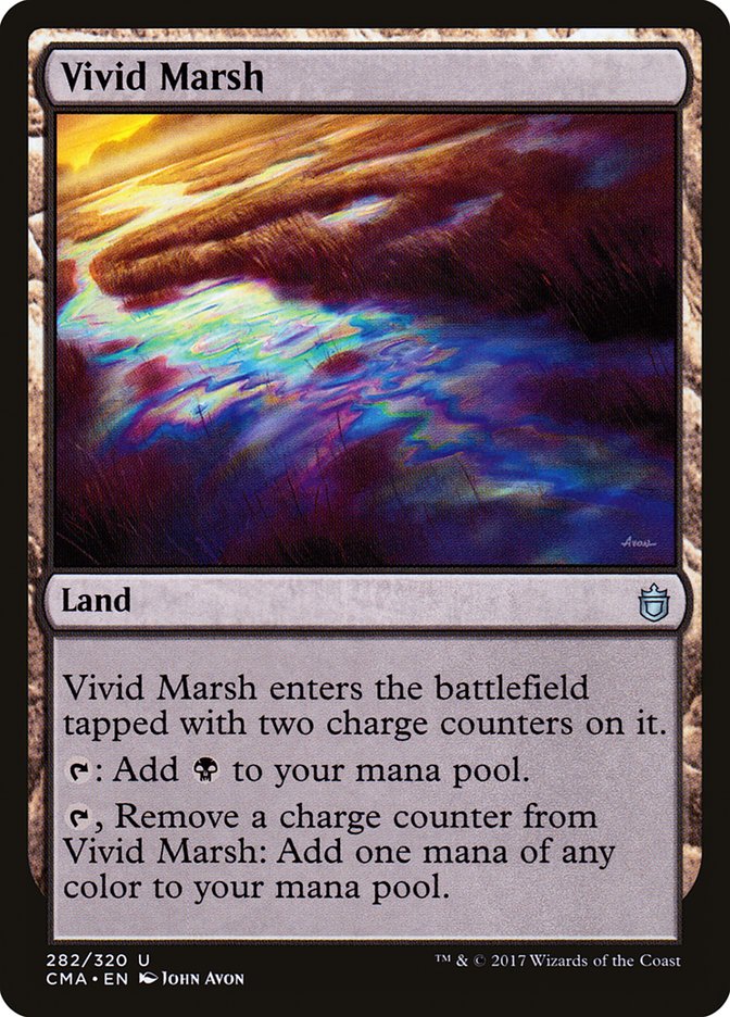 Vivid Marsh [Commander Anthology] Magic: The Gathering