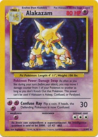 Alakazam (1/102) [Base Set Unlimited] Pokémon
