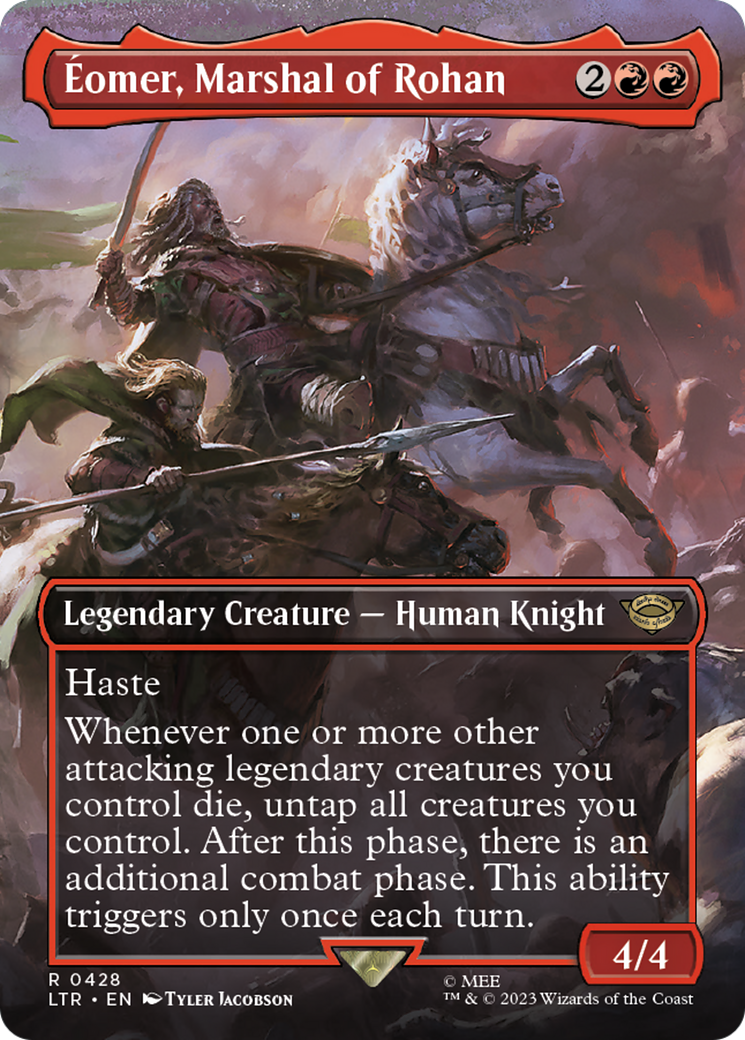 Eomer, Marshal of Rohan (Borderless Alternate Art) [The Lord of the Rings: Tales of Middle-Earth] Magic: The Gathering