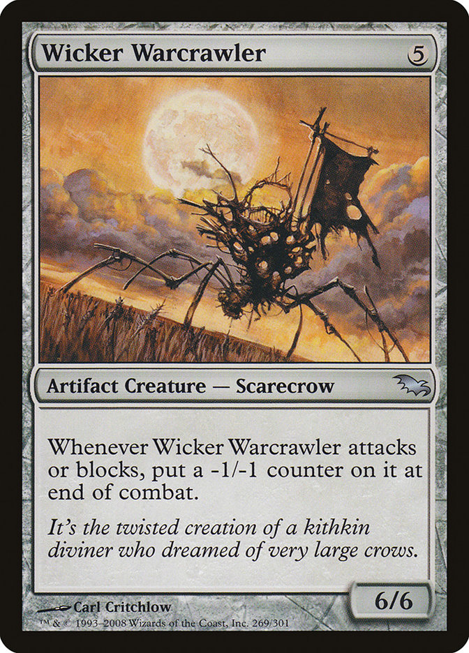 Wicker Warcrawler [Shadowmoor] Magic: The Gathering