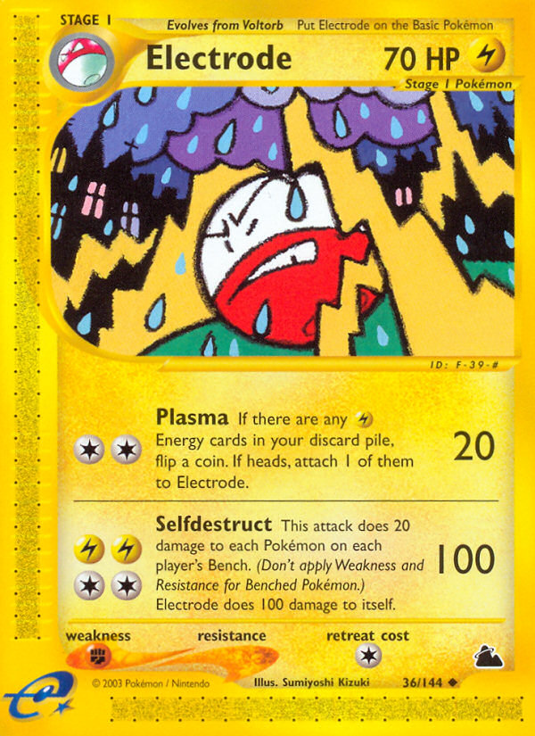 Electrode (36/144) [Skyridge] Pokémon