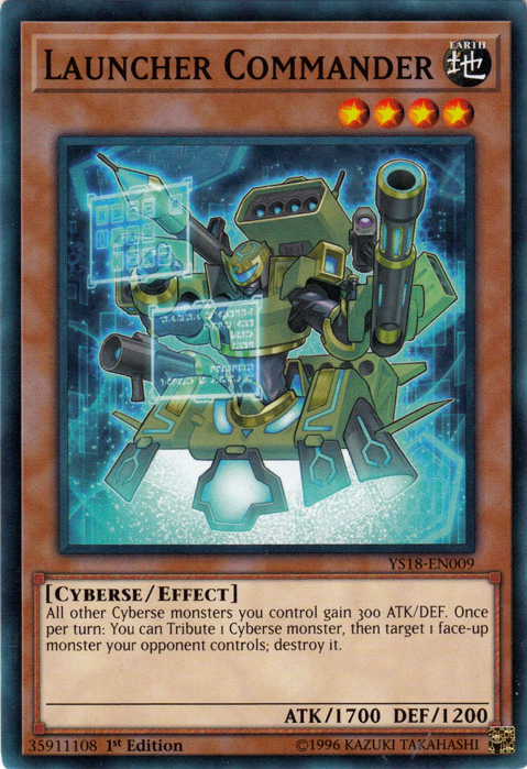 Launcher Commander [YS18-EN009] Common Yu-Gi-Oh!