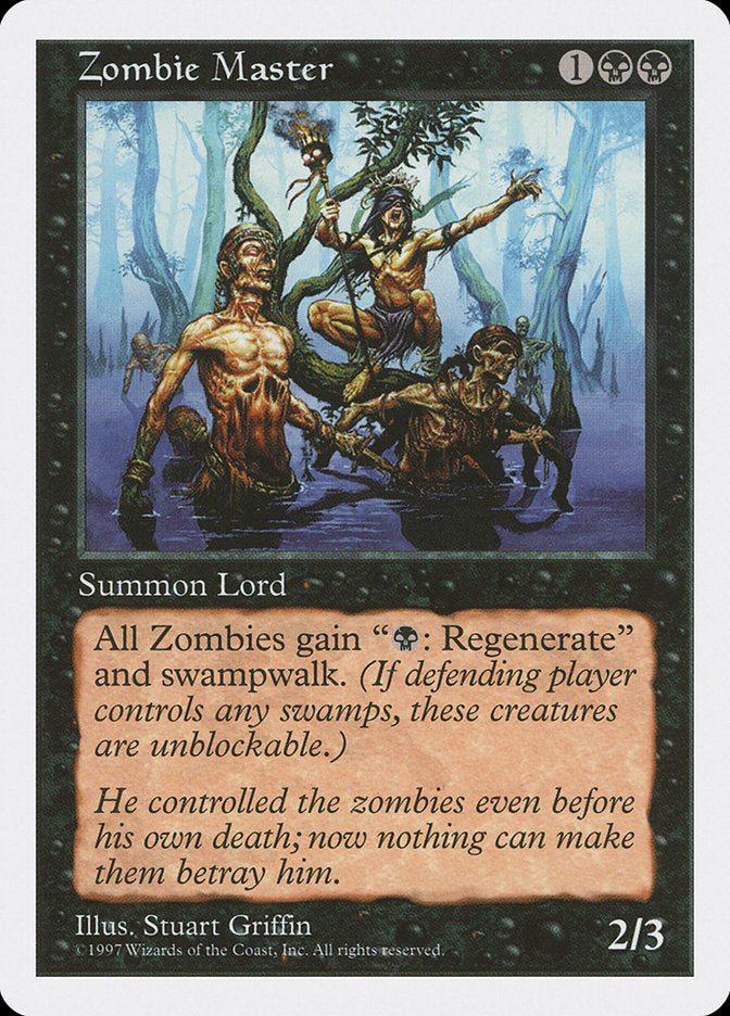 Zombie Master [Fifth Edition] Magic: The Gathering