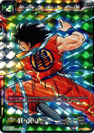 Unending Moves Yamcha (TB2-054) [World Martial Arts Tournament] Dragon Ball Super