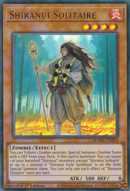 Shiranui Solitaire [MAMA-EN054] Ultra Rare Yu-Gi-Oh!