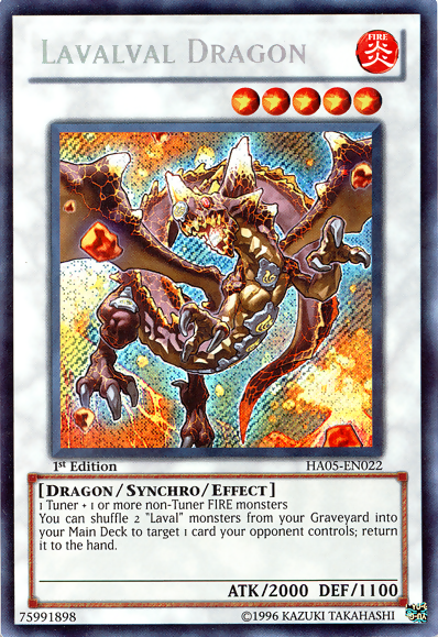 Lavalval Dragon [HA05-EN022] Secret Rare Yu-Gi-Oh!