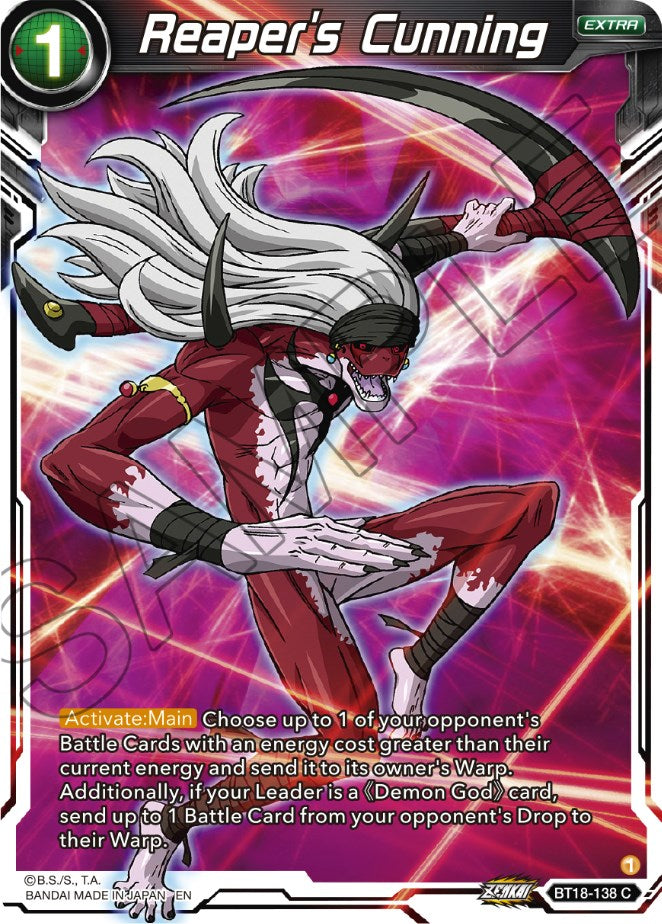 Reaper's Cunning (BT18-138) [Dawn of the Z-Legends] Dragon Ball Super