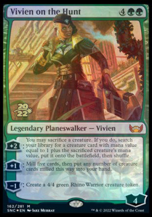 Vivien on the Hunt [Streets of New Capenna Prerelease Promos] Magic: The Gathering