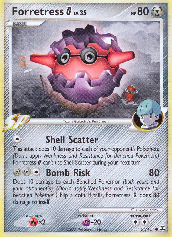 Forretress G (61/111) [Platinum: Rising Rivals] Pokémon