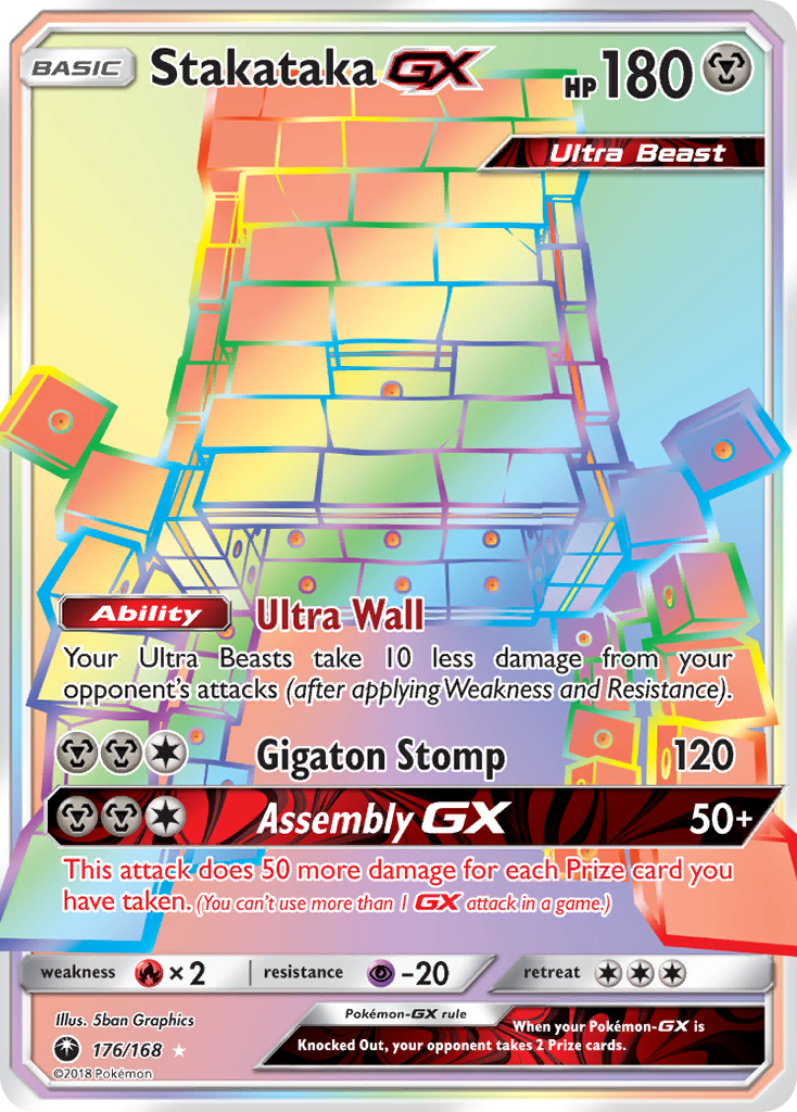 Stakataka GX (176/168) [Sun & Moon: Celestial Storm] Pokémon