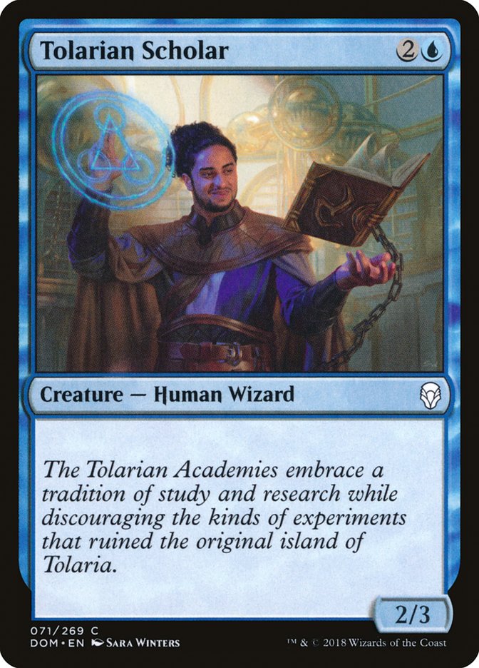 Tolarian Scholar [Dominaria] Magic: The Gathering