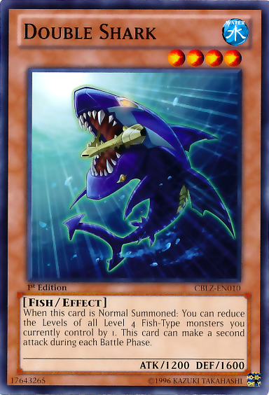 Double Shark [CBLZ-EN010] Common Yu-Gi-Oh!