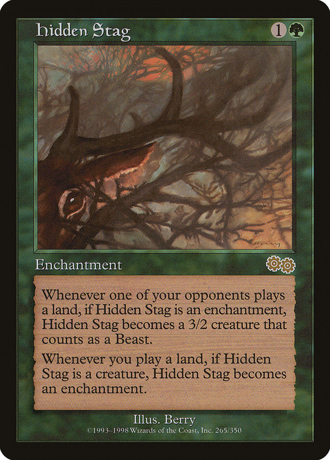 Hidden Stag [Urza's Saga] Magic: The Gathering