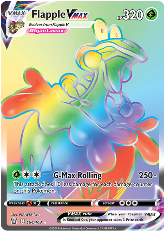 Flapple VMAX (164/163) [Sword & Shield: Battle Styles] Pokémon
