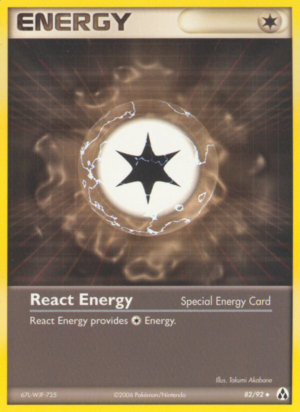 React Energy (82/92) [EX: Legend Maker] Pokémon