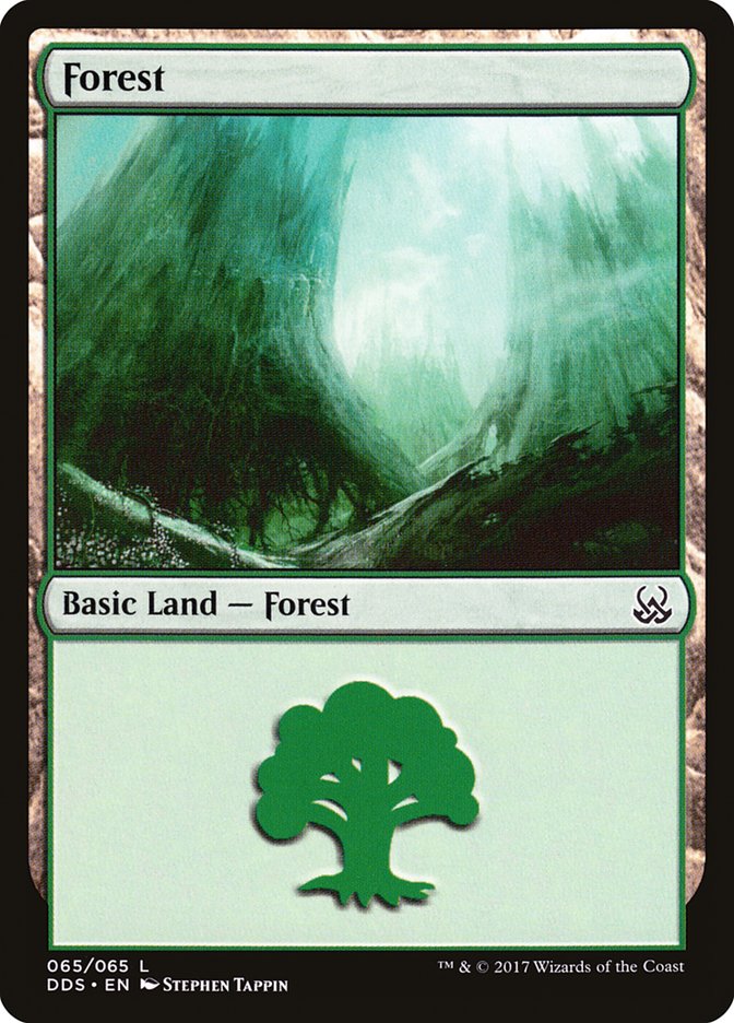 Forest (65) [Duel Decks: Mind vs. Might] Magic: The Gathering