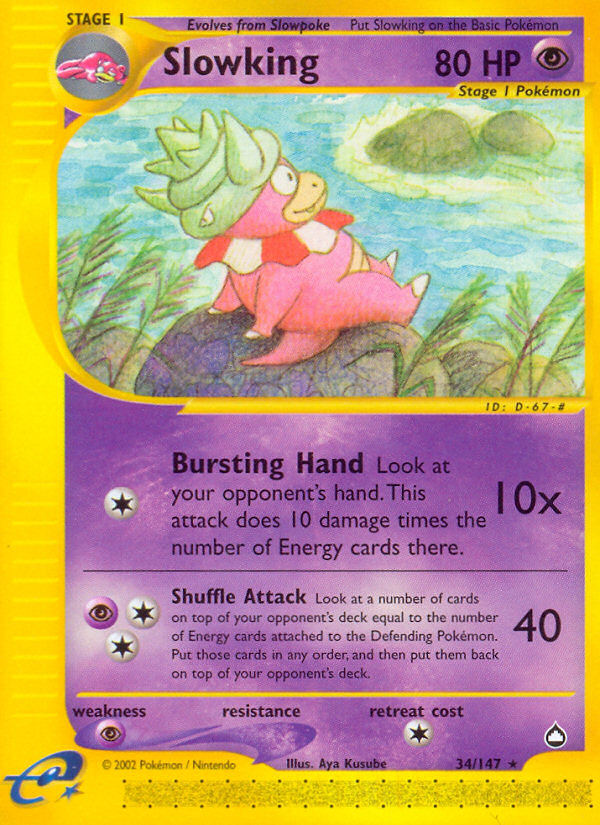 Slowking (34/147) [Aquapolis] Pokémon