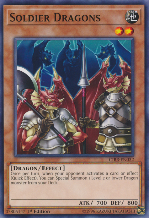 Soldier Dragons [CIBR-EN032] Common Yu-Gi-Oh!