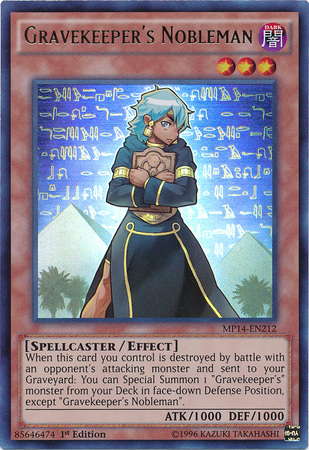 Gravekeeper's Nobleman [MP14-EN212] Ultra Rare Yu-Gi-Oh!