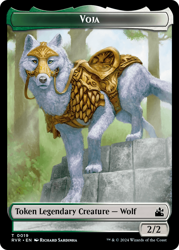 Voja Token [Ravnica Remastered Tokens] Magic: The Gathering