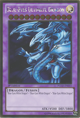 Blue-Eyes Ultimate Dragon [PGLD-EN055] Gold Rare Yu-Gi-Oh!