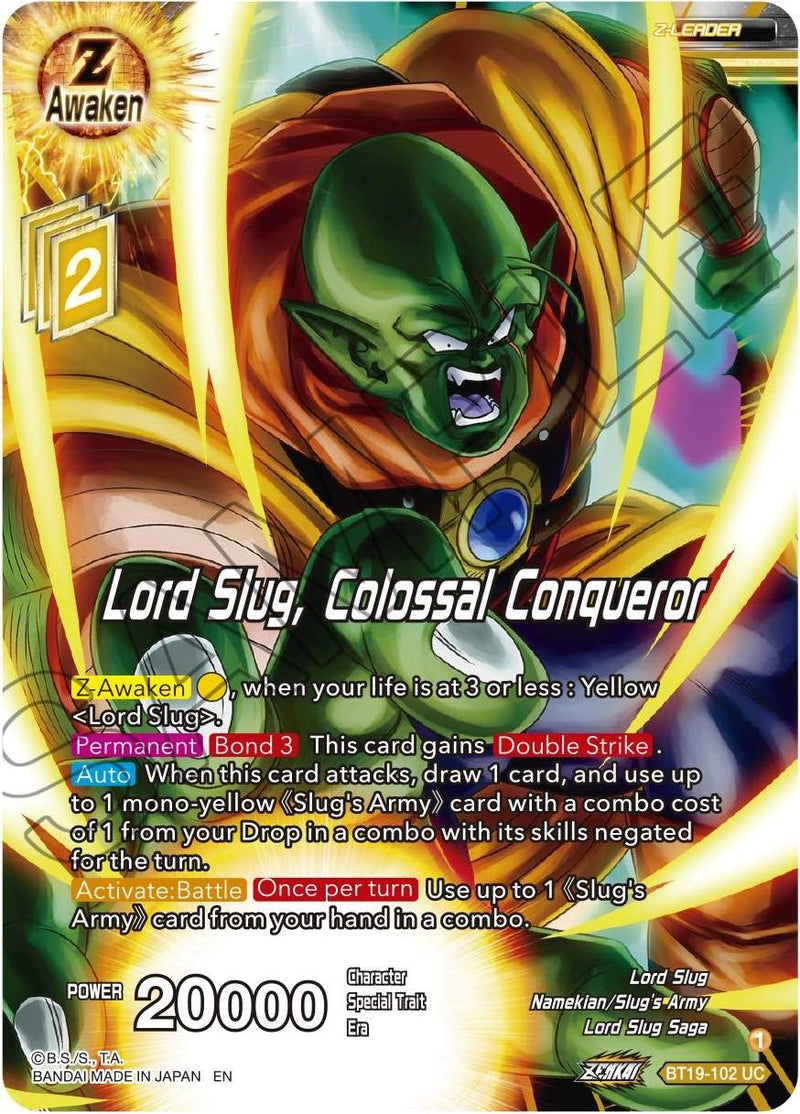 Lord Slug, Colossal Conqueror (BT19-102) [Fighter's Ambition] Dragon Ball Super