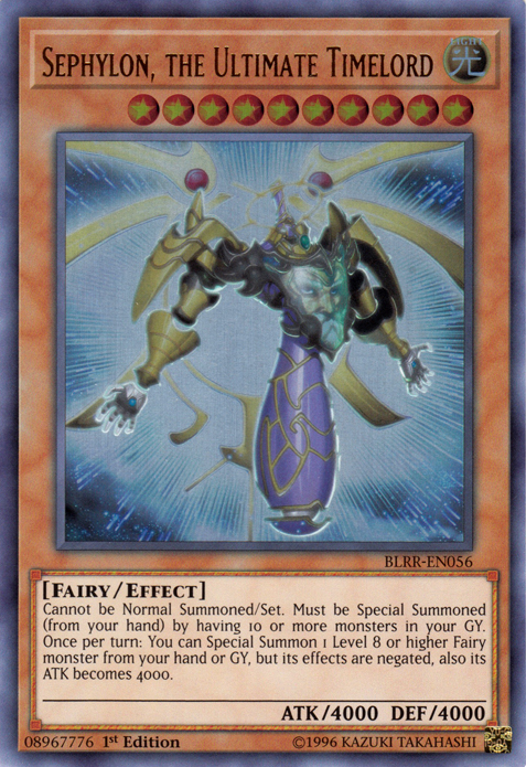 Sephylon, the Ultimate Timelord [BLRR-EN056] Ultra Rare Yu-Gi-Oh!