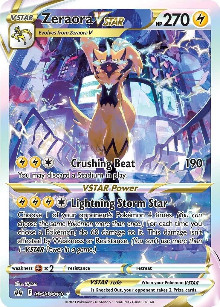 Zeraora VSTAR (GG43/GG70) [Sword & Shield: Crown Zenith] Pokémon