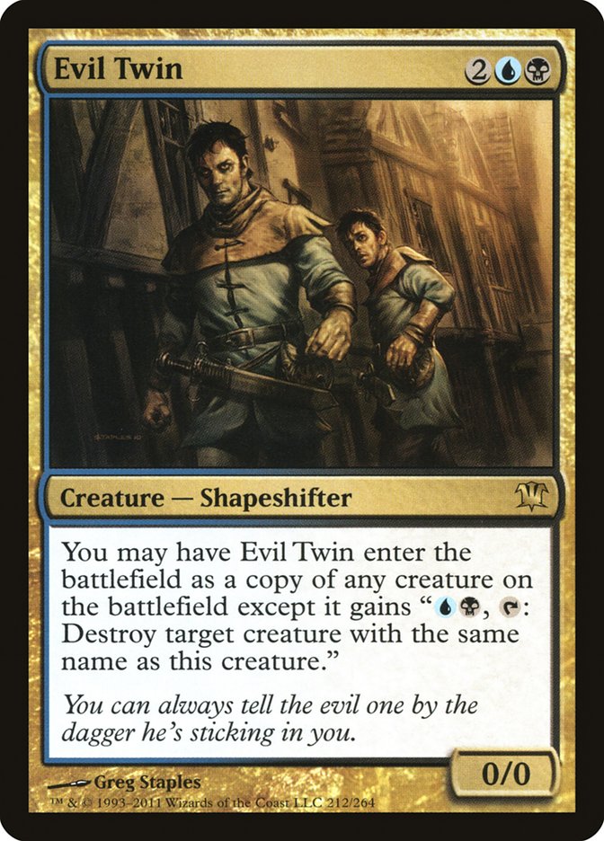 Evil Twin [Innistrad] Magic: The Gathering