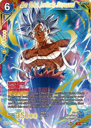 Son Goku, Instincts Surpassed (Gold Stamped) (P-198) [Mythic Booster] Dragon Ball Super