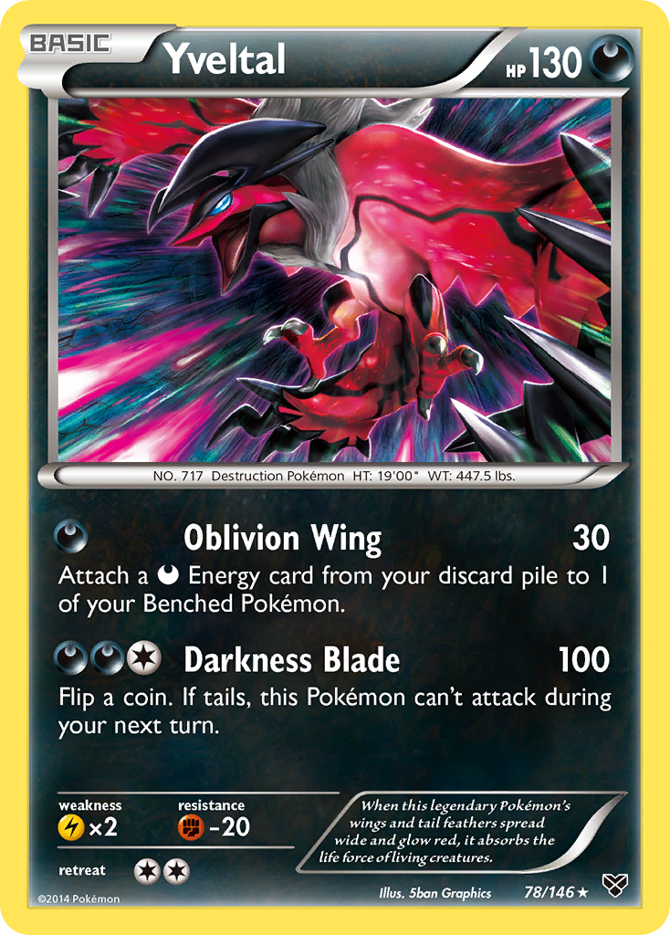 Yveltal (78/146) [XY: Base Set] Pokémon