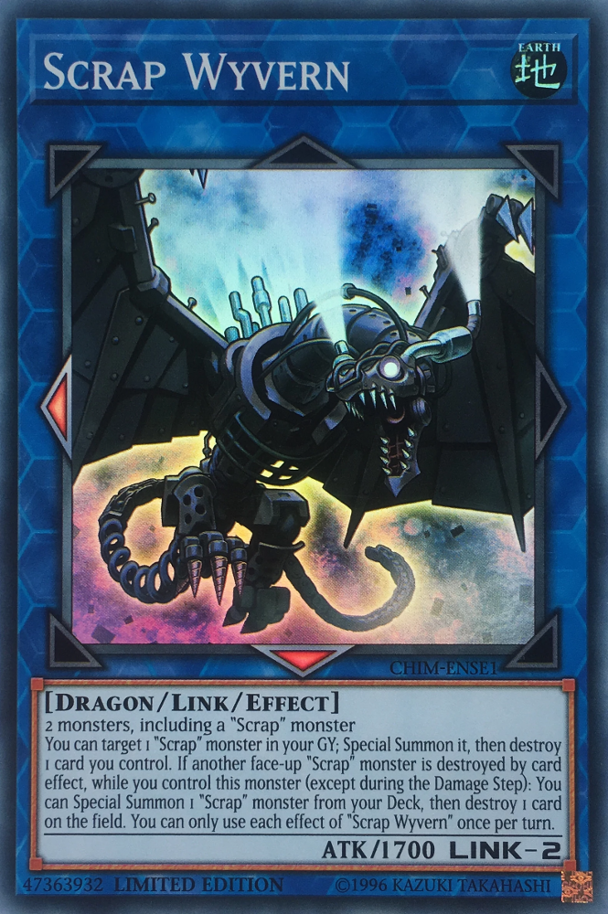 Scrap Wyvern [CHIM-ENSE1] Super Rare Yu-Gi-Oh!