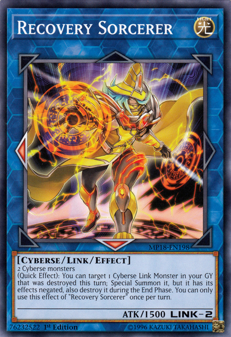 Recovery Sorcerer [MP18-EN198] Common Yu-Gi-Oh!