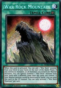 War Rock Mountain [BLVO-EN000] Secret Rare Yu-Gi-Oh!