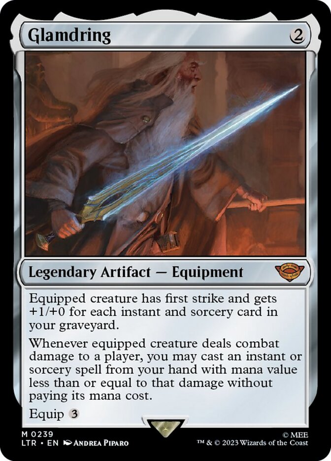 Glamdring [The Lord of the Rings: Tales of Middle-Earth] Magic: The Gathering