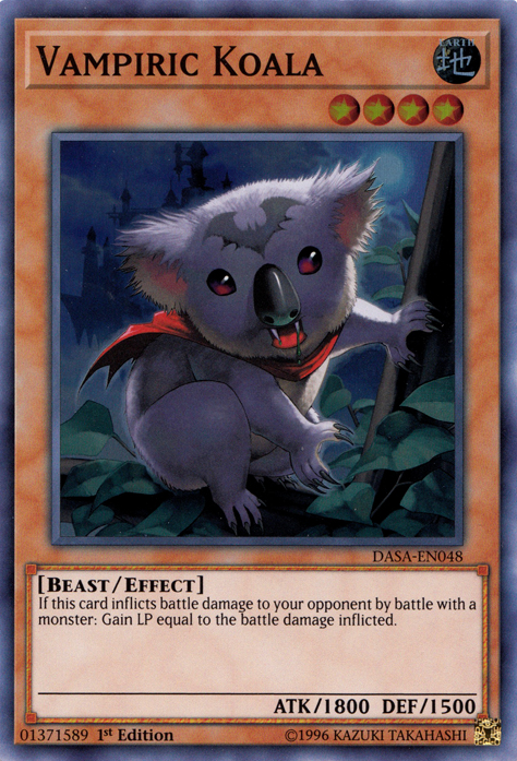 Vampiric Koala [DASA-EN048] Super Rare Yu-Gi-Oh!