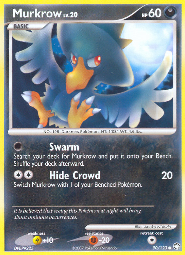 Murkrow (90/123) [Diamond & Pearl: Mysterious Treasures] Pokémon