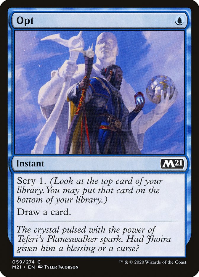 Opt [Core Set 2021] Magic: The Gathering