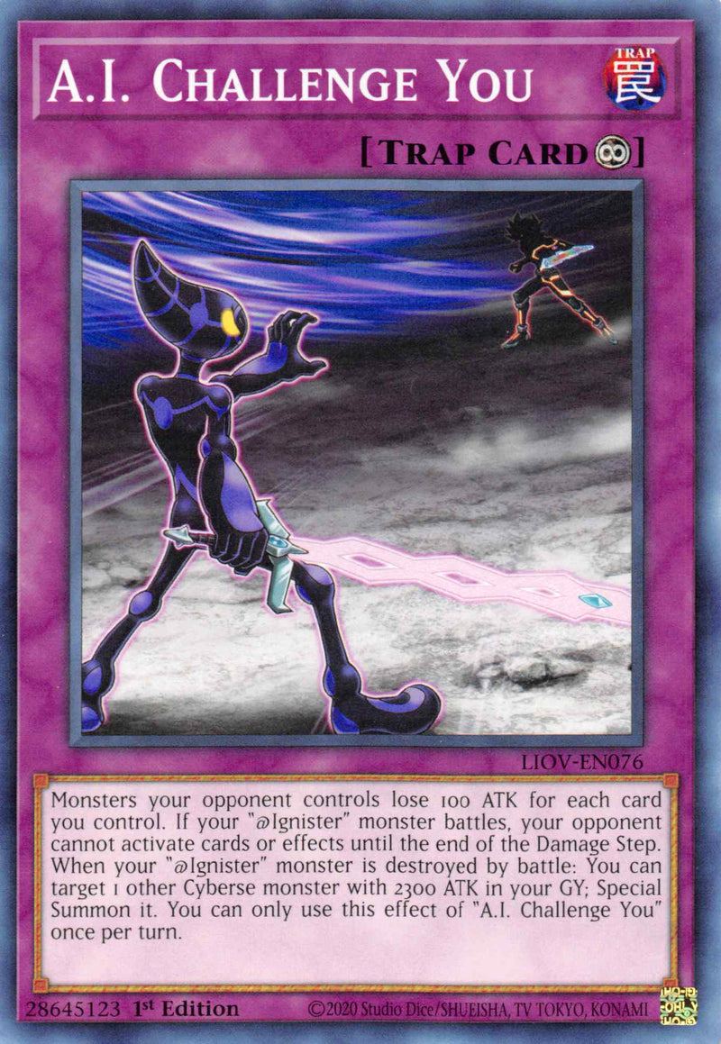 A.I. Challenge You [LIOV-EN076] Common Yu-Gi-Oh!