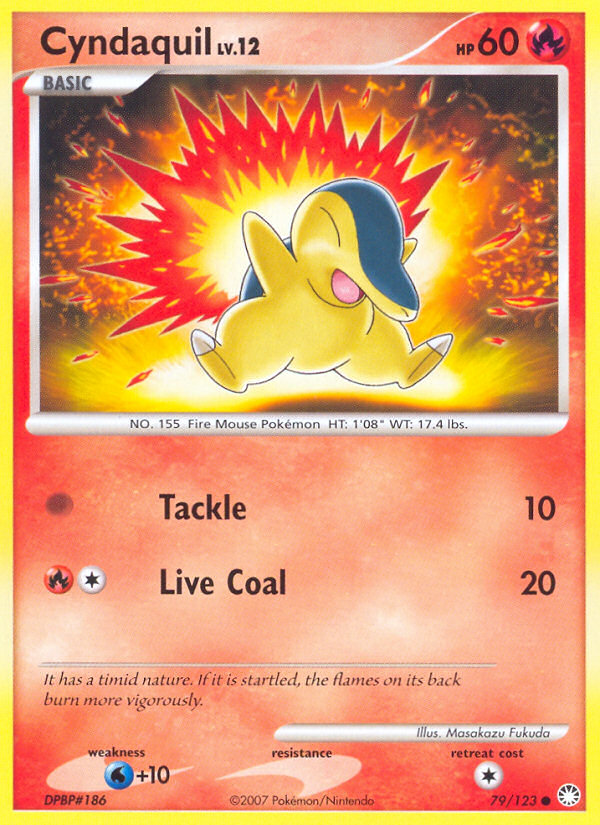 Cyndaquil (79/123) [Diamond & Pearl: Mysterious Treasures] Pokémon