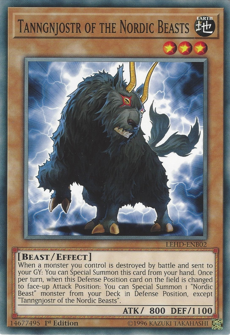 Tanngnjostr of the Nordic Beasts [LEHD-ENB02] Common Yu-Gi-Oh!