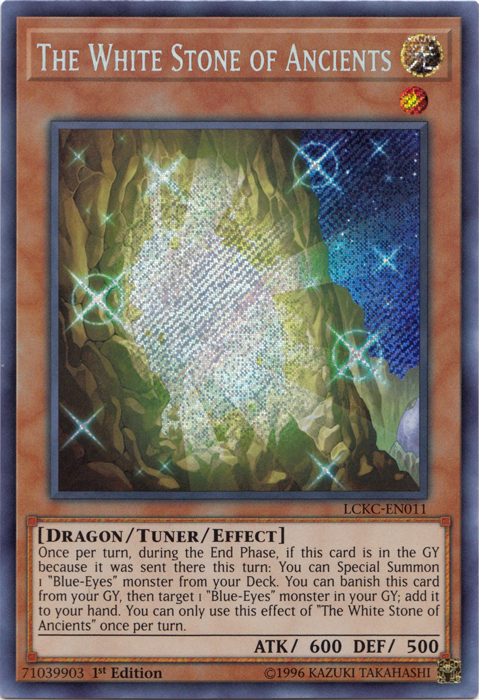 The White Stone of Ancients [LCKC-EN011] Secret Rare Yu-Gi-Oh!