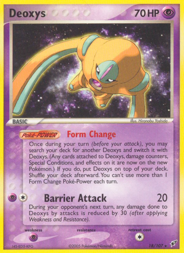 Deoxys (18/107) [EX: Deoxys] Pokémon