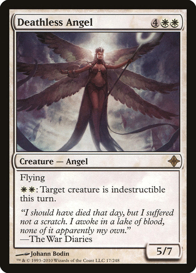 Deathless Angel [Rise of the Eldrazi] Magic: The Gathering