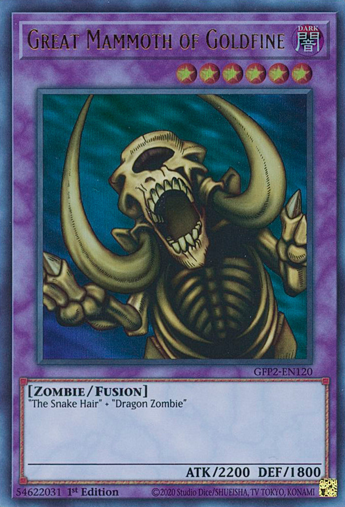 Great Mammoth of Goldfine [GFP2-EN120] Ultra Rare Yu-Gi-Oh!