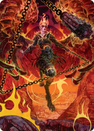 Zariel, Archduke of Avernus Art Card [Dungeons & Dragons: Adventures in the Forgotten Realms Art Series] Magic: The Gathering